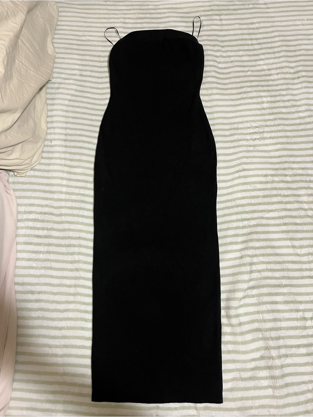 Hera Collection Black Maxi Spaghetti Strap Dress - Picture 1 of 7